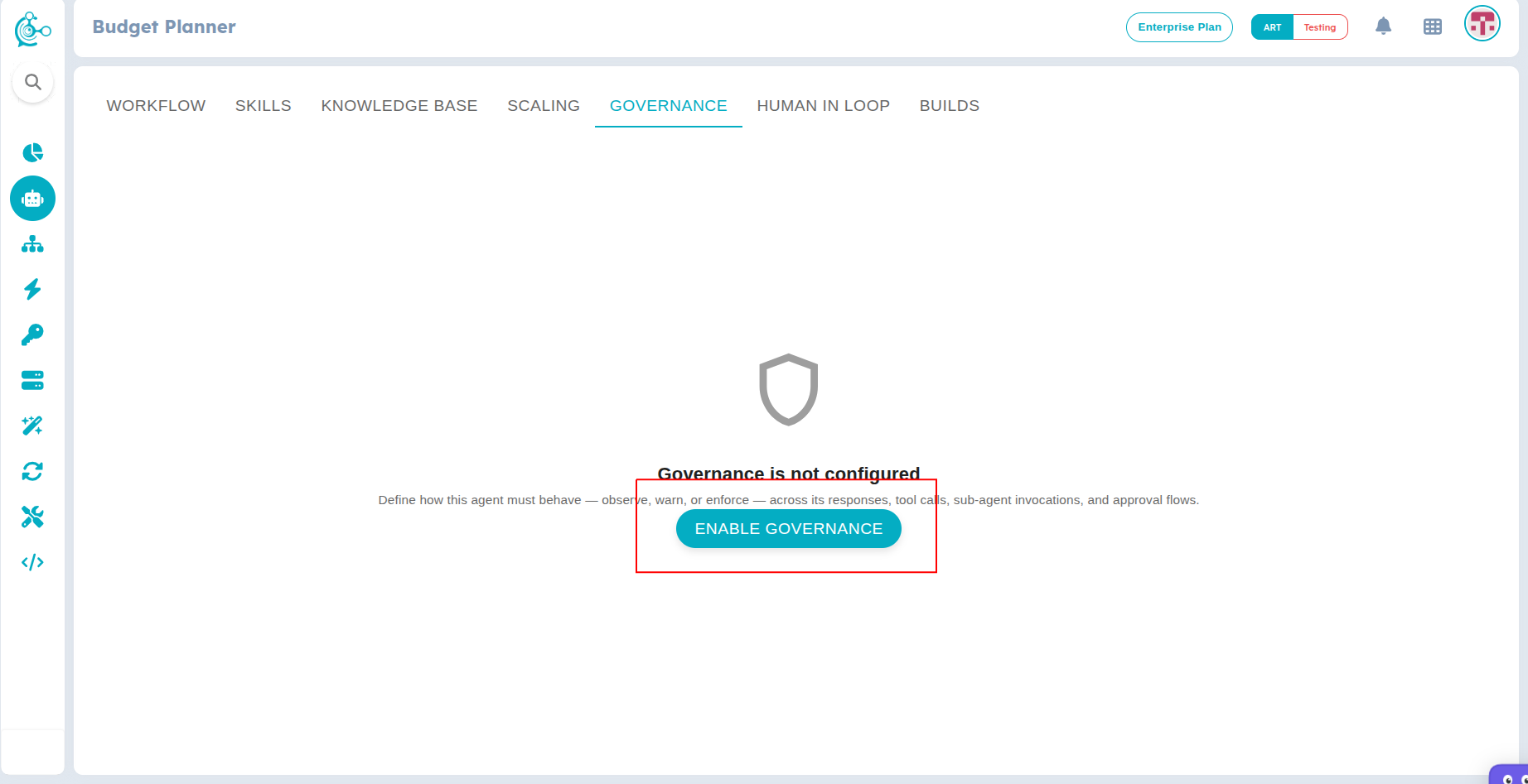 Figure 1: Enable Governance