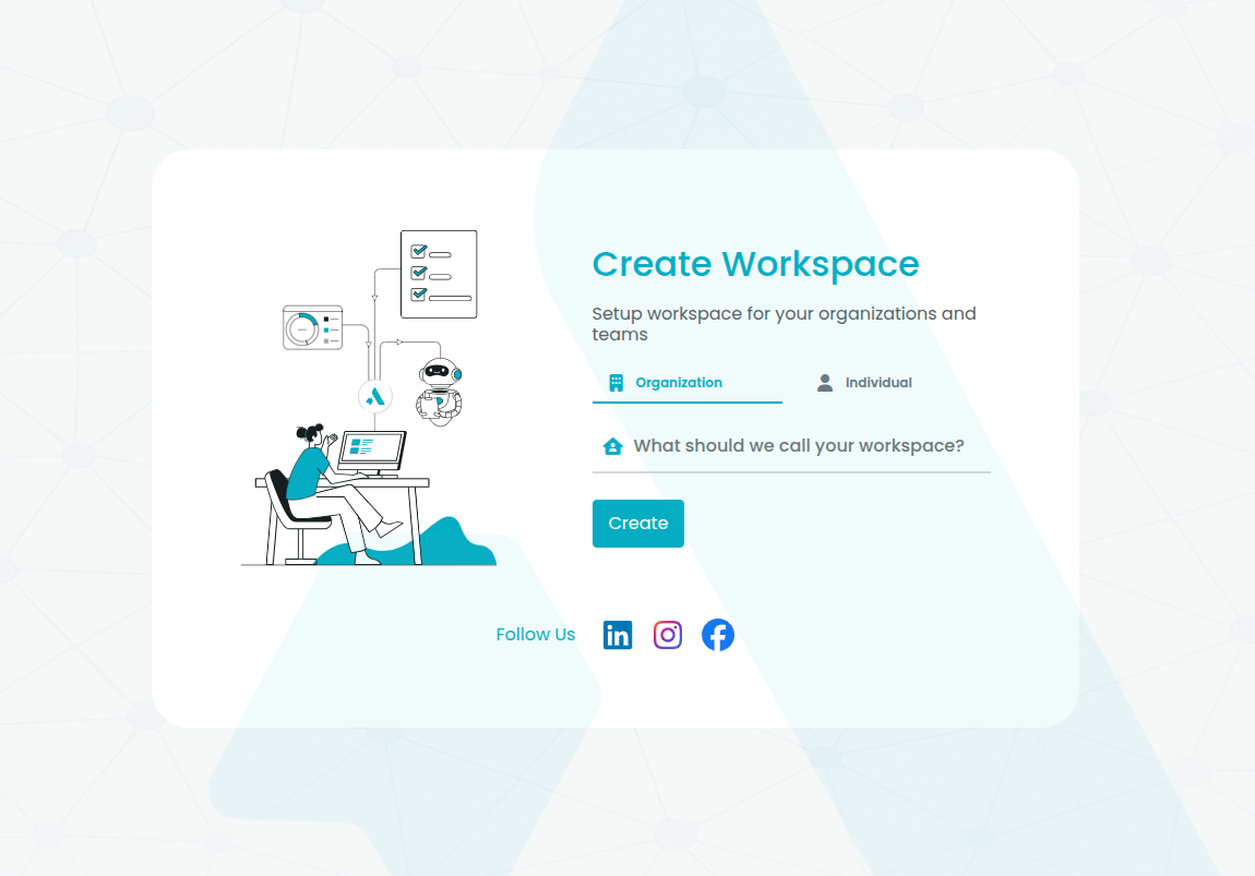 Figure 2: Create Workspace