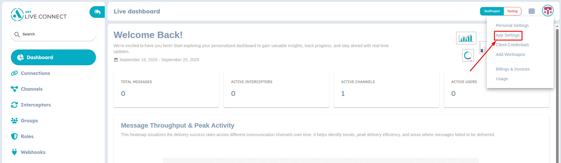 Figure 3: Profile settings