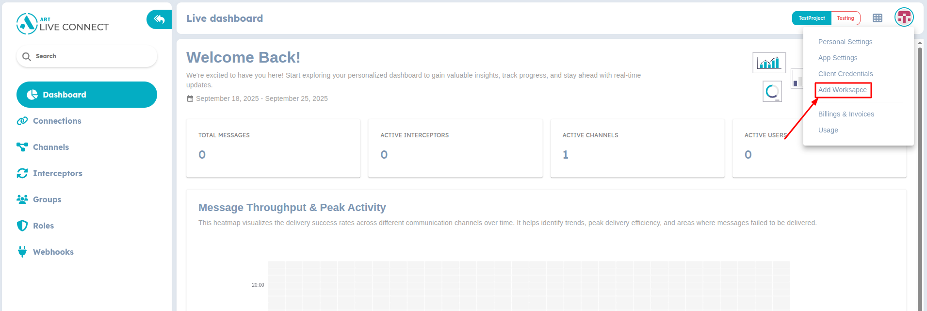 Figure 1: Profile settings