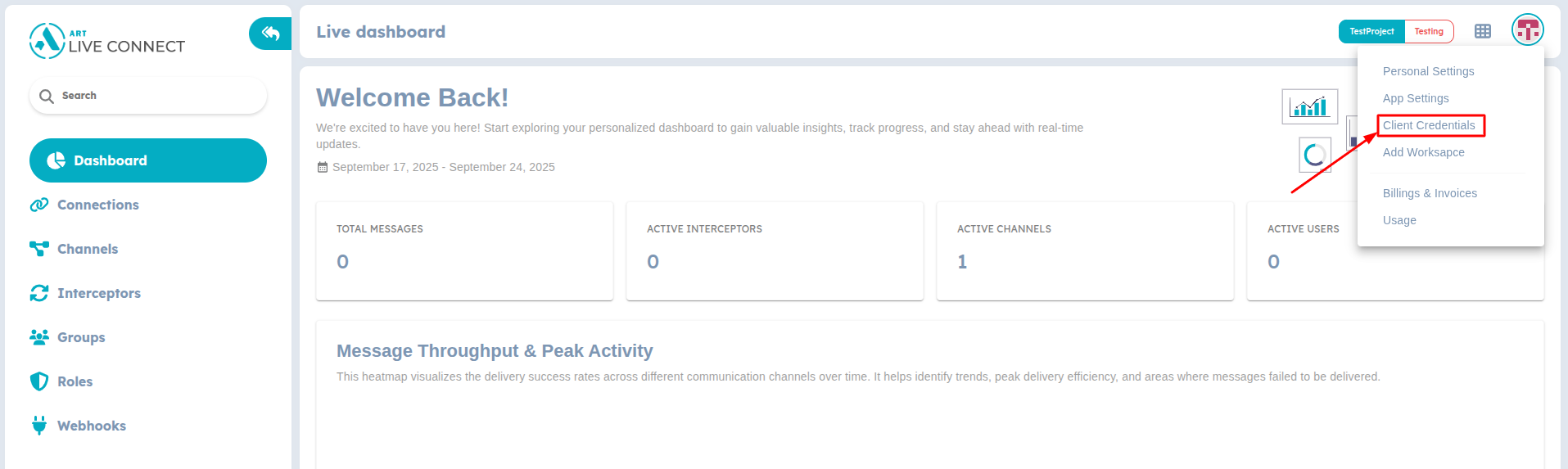 Figure 1: Profile settings